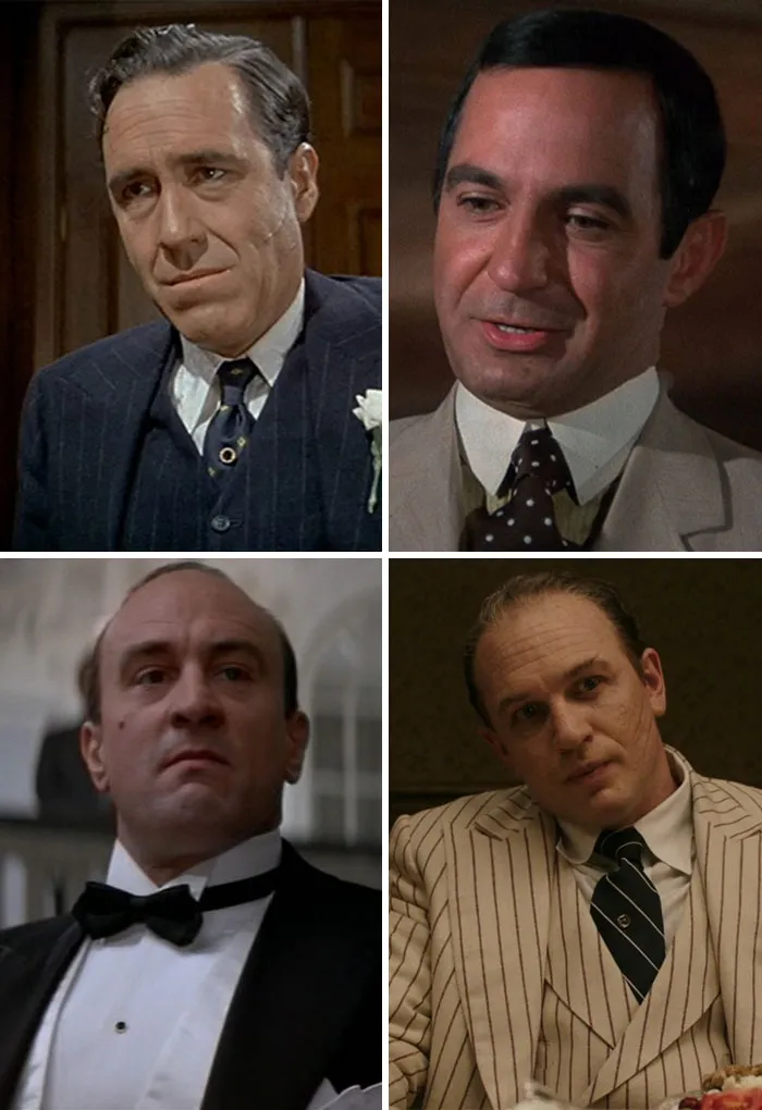 Jason Robards, Ben Gazzara, Robert De Niro, Tom Hardy —  Al Capone