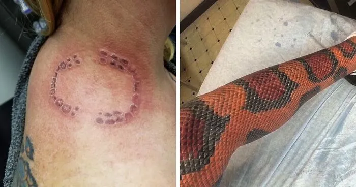 50 Times People Got Such A Quality Tattoo, It Was A Shame That The Design Was Horrible