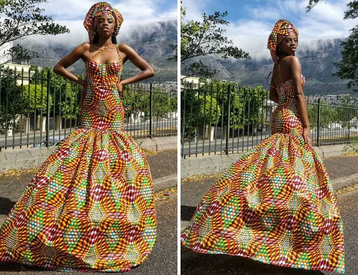 Estas últimas semanas han sido difíciles y, naturalmente, eso se ve reflejado en mi trabajo. Así que hice este vestido. Espero que todos estén resistiendo mentalmente, el cambio llegará