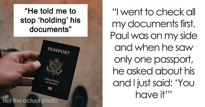 Person Boards Flight Without Their Boyfriend After He Forgets His Passport, Despite Being Reminded, And Blames It On Them