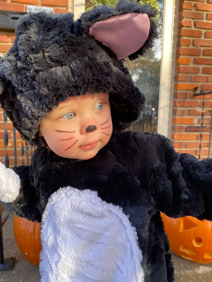Trepidation After I Explained That Trick-Or-Treating Required Meeting A Bunch Of Strangers