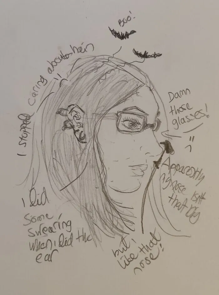Well, It Is A Doodle, With Mostly My Own Commentary. ಥ⁠‿⁠ಥ