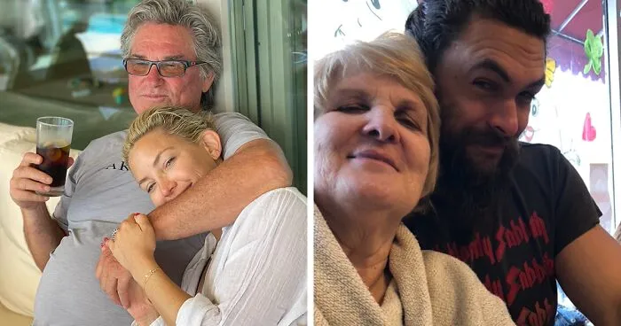 Celebrities And Their Parents: Famous People Share Wholesome And Funny Photos Of Them And Their Parents (35 Pics)