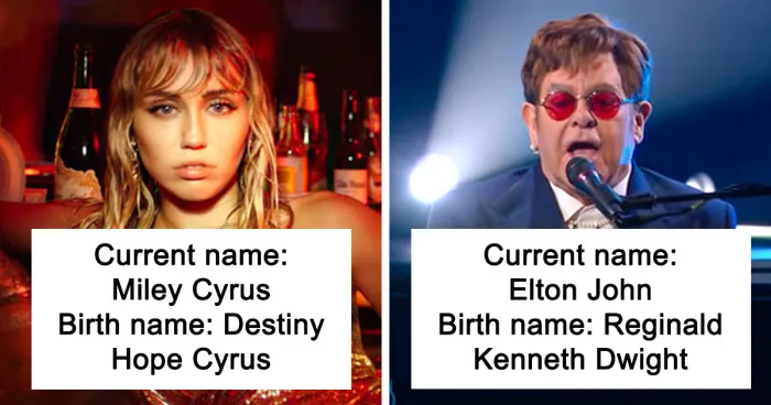 Some Well-Known Celebrities Have Real Names That Most Of Us Have No Clue About, And Here Are 50 Of Them