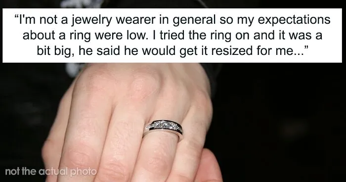 “I Know He Can Afford So Much More”: Woman Checks Her Engagement Ring’s Hallmark And Finds Out That It’s “Cheap”