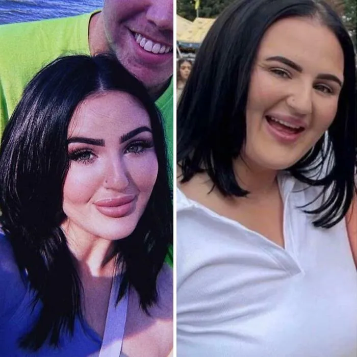 La chica que afirma no usar filtros