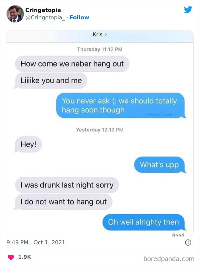 "Cringetopia": 35 Of The Most Mortifying Moments Shared On This Twitter Account