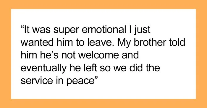 Man Cheats On His Wife With Their Friend, Gets Upset When Their Son Kicks Him Out Of Her Funeral 10 Months Later