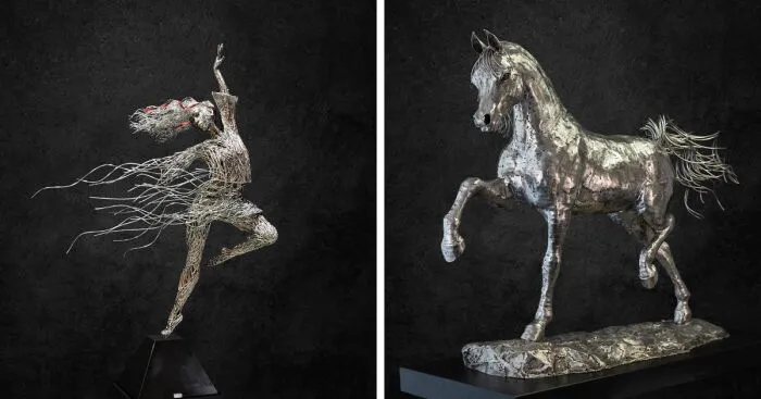 Metal And Steel Sculptures By Georgie Poulariani (9 Pics)