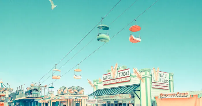 I Used Dreamy Colors To Capture California's Oldest Amusement Park
