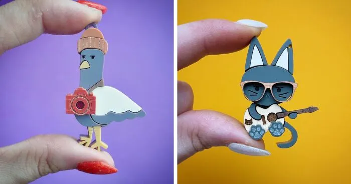 "Millennimals": I Make Little Animals Out Of Acrylic With Specific Backstories