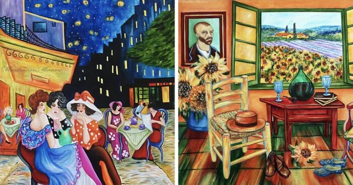 Adventures Of An Overactive Imagination: Painting With The Masters By K Madison Moore (16 Pics)