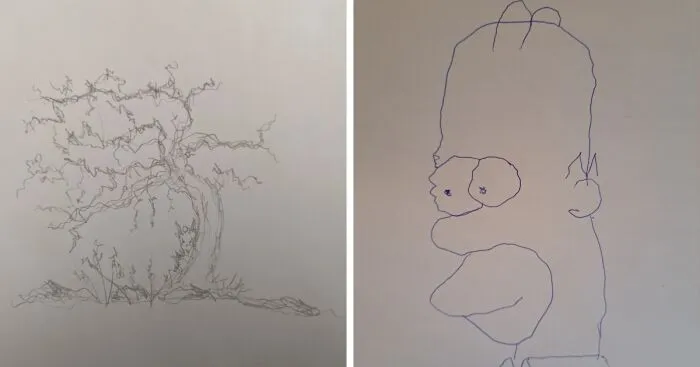 Hey Pandas, Try To Draw With Your Non-Dominant Hand (Closed)