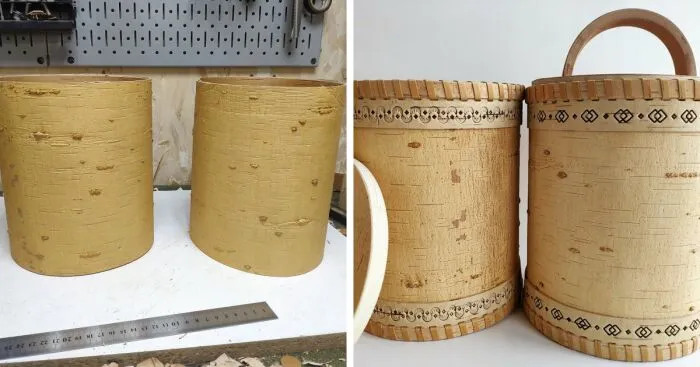 I Made Two Boxes Of Birch Bark