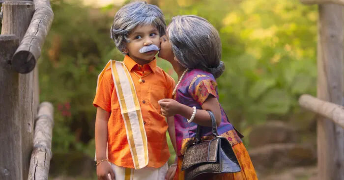 I Took Pictures Of Kids Dressed Up As Adults For A Photography Series "Growing Up Together"