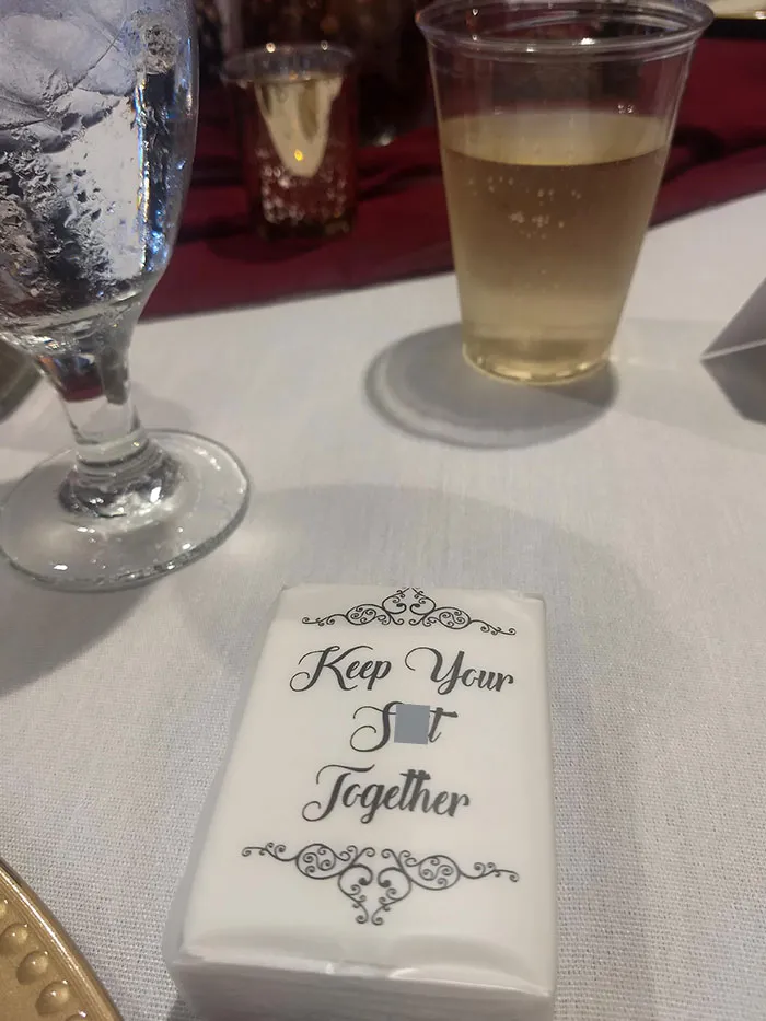 The Tissues At My Brother's Wedding Were A Nice Touch