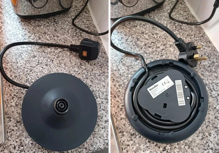 Over A Year Ago I Bought A Kettle That Had A Short Plug Lead, Today I Found This