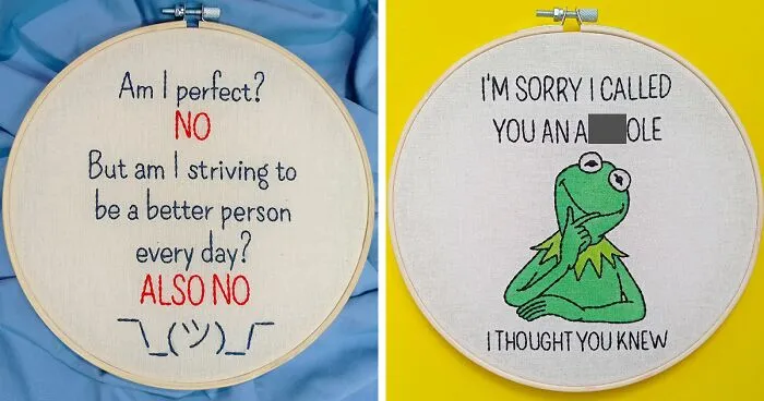 We Create Unapologetic Embroideries That Will Hopefully Brighten Up Your Day (21 New Pics)
