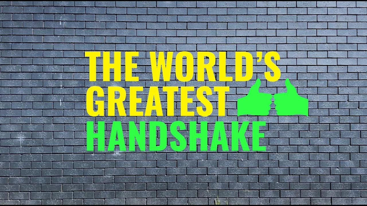 I Invented The World's Greatest Handshake With My Son
