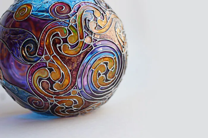 I Paint Glass Candle Holders To Look Like Galaxies (8 Pics)