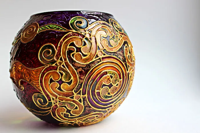 I Paint Glass Candle Holders To Look Like Galaxies (8 Pics)
