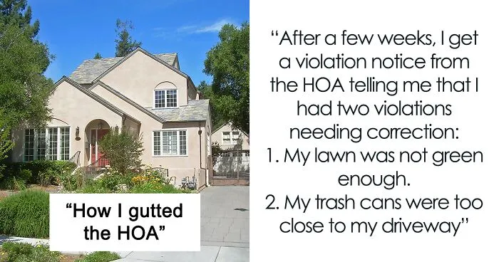 People Are Applauding This Homeowner For Executing The Perfect Plan Against Local HOA After Getting Fined $200 For Ridiculous 'Violations'