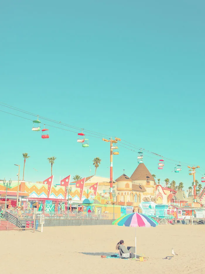 I Used Dreamy Colors To Capture California's Oldest Amusement Park