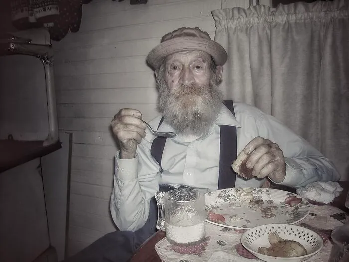 A Photo Of My Grandfather, Clyde Hensley, Lived Deep In The Appalachian Mountains Of Western North Carolina