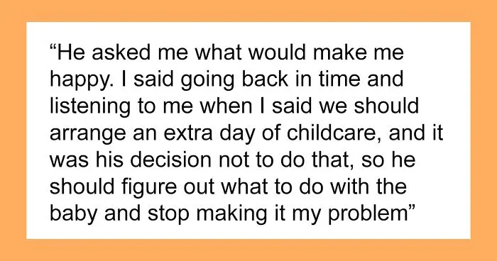 Man Refuses To Hire A Nanny Because His Mom “Wouldn’t Like It”, Jeopardizes Wife’s Career Instead
