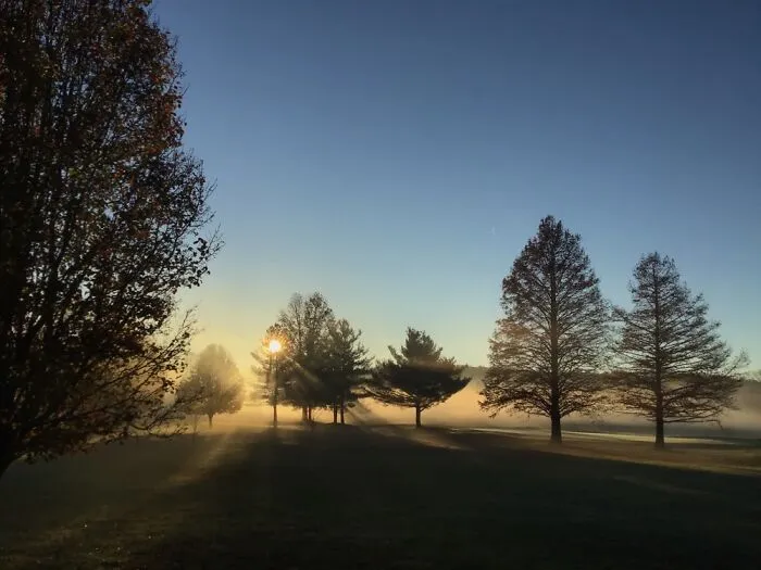 A New Day Begins.  Early November In South Central Indiana