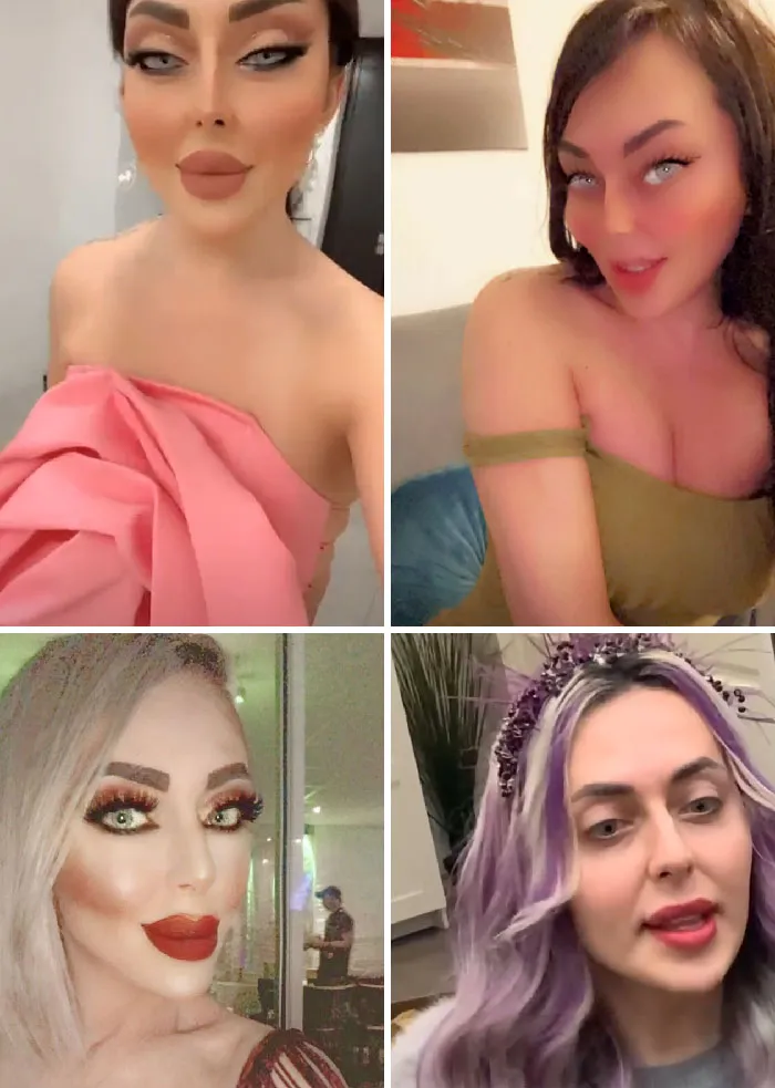 Not Much Is Real In Her Pics And Videos Plus The Backround Moves Round In Them, Last Pic Is One She Was Tagged In From A Hairdresser