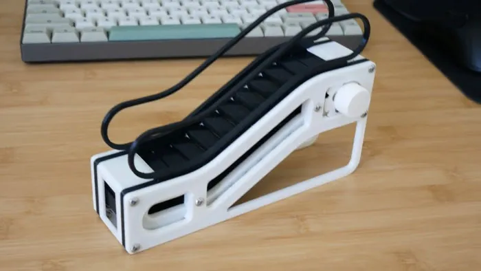 Diseñé e imprimí un modelo de escritorio de una escalera mecánica