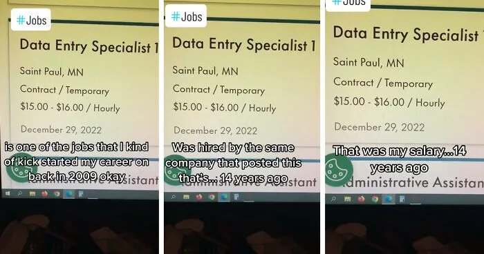 "You've Got To Be Kidding Me": Guy Finds Exact Job Position He Had 14 Years Ago, Points Out It Pays Exactly The Same Salary