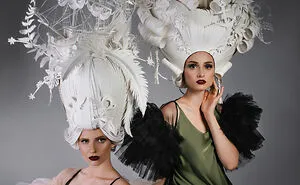 "Mysterious Flying Dutchman": I Make Baroque-Style Paper Wigs (6 Pics)