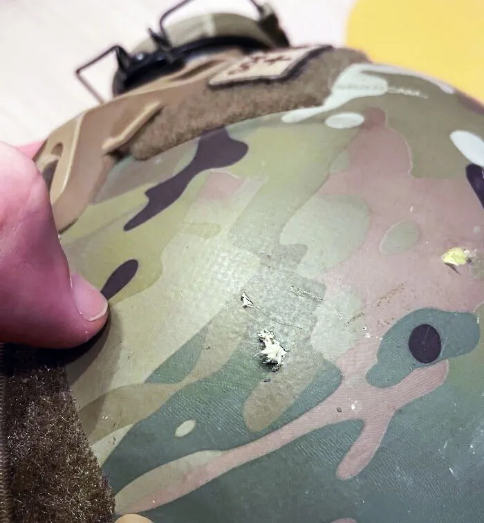 I Got Hit By Shrapnel In Ukraine And My Helmet Saved Me From A Very Bad Headache