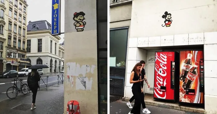 Street Art Across The Globe: My Mosaic Creations In Lyon, Villeurbanne And Korčula (30 Pics)
