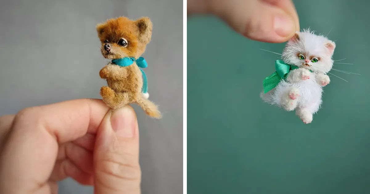 Hago adorables juguetes en miniatura, aquí hay 30 de ellos