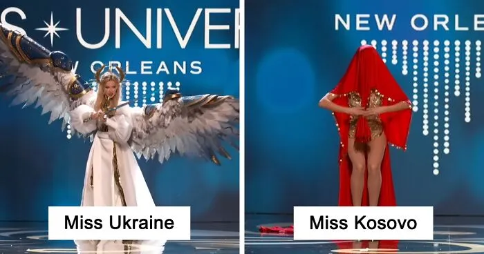 30 Pics Of The Miss Universe Contestants Wearing “National Costumes”
