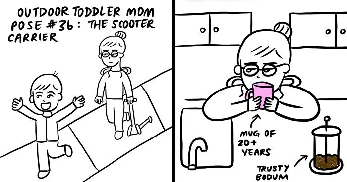 My 30 Funny And Relatable Comics About Mom Life (New Pics)