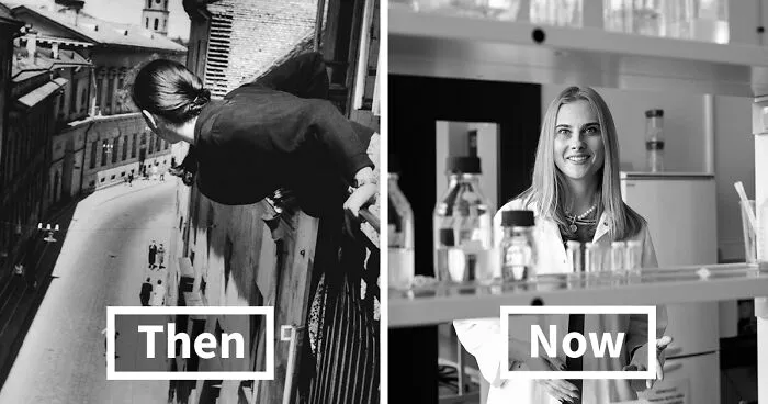 A Photographic Comparison Of University Life Across The 20th And 21st Centuries