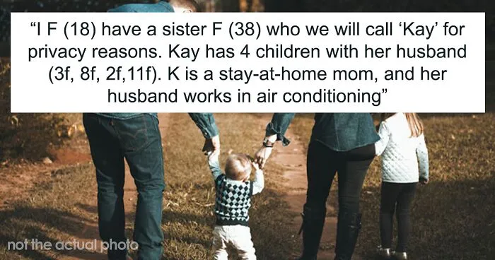 18 Y.O. Asks If She’s Wrong For Not Acting Excited When Her Sister Announced Her Fifth Pregnancy