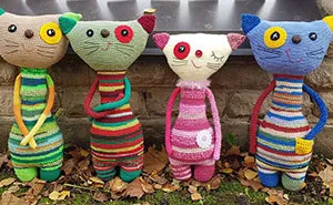 "Scrap Yarn Toys": I Reuse The Leftovers Of Yarn And Turn Them Into Colorful Toys