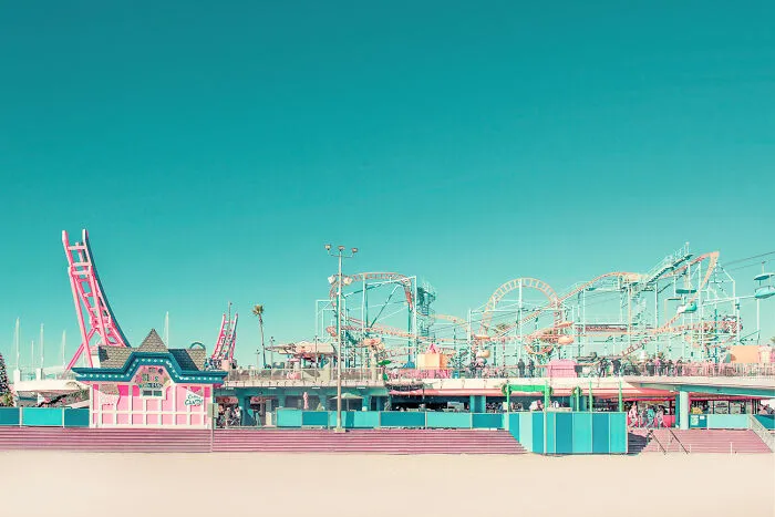 I Used Dreamy Colors To Capture California's Oldest Amusement Park