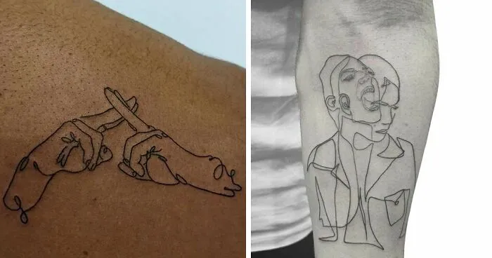 100 Unique Line Tattoo Ideas for Minimalism Enthusiasts