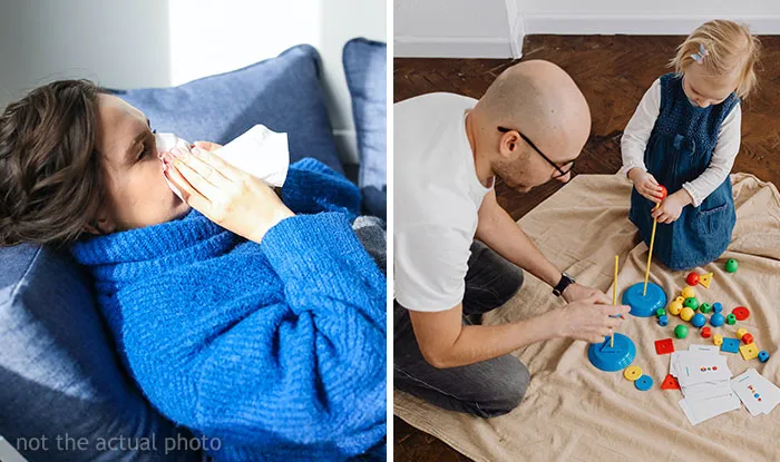 Man Refuses To Take Time Off And Watch Kids While Wife Is Sick, She Finally Loses It