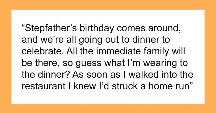 Man Complains Stepson Never Wears The Clothes He Buys Him Despite Him Saying They're Always Too Small, So Stepson Surprises Him On His Birthday