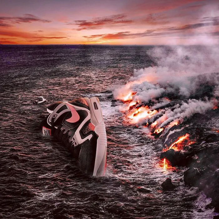 79 Surreal Images Of Sneakers Placed In Some Very Interesting Locations By Carlos Jiménez Varela