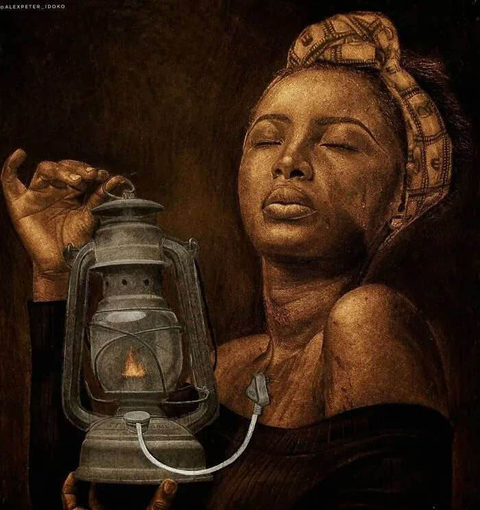 This Nigerian Artist Learned How To Paint With Fire And With Pyrography, He Creates Hyperrealistic Portraits (38 Pics)