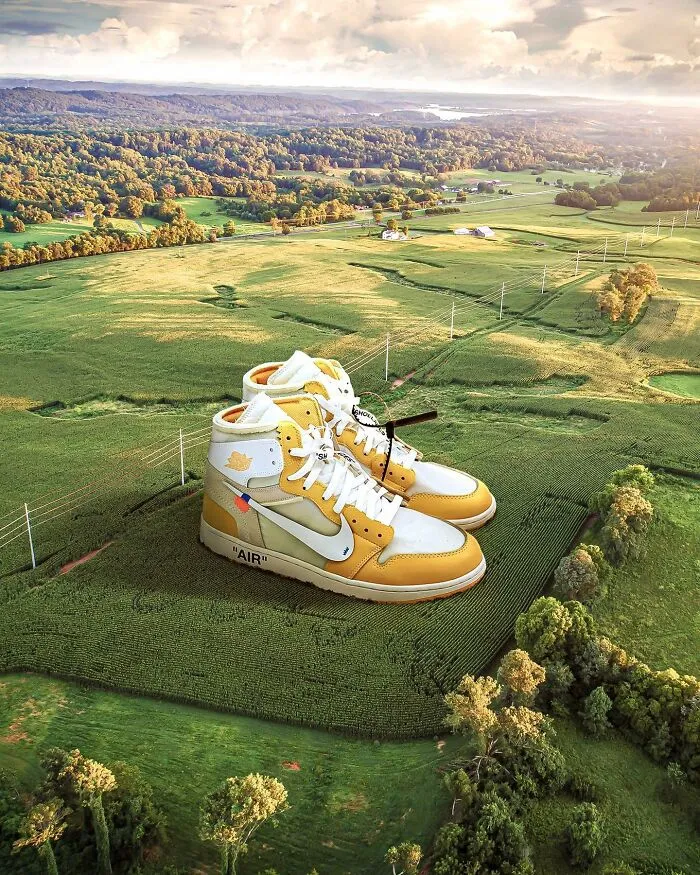 79 Surreal Images Of Sneakers Placed In Some Very Interesting Locations By Carlos Jiménez Varela