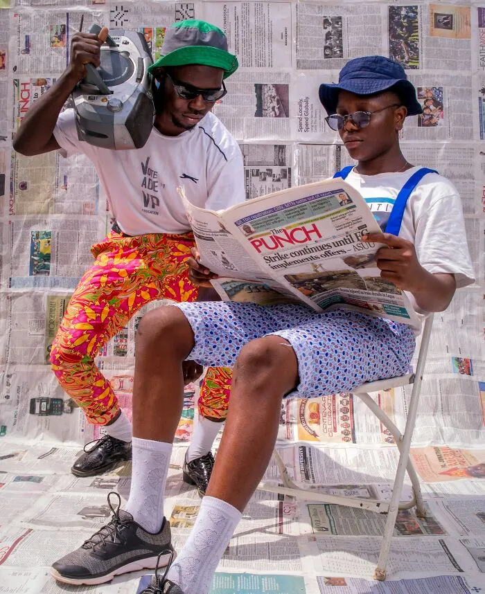Couple Captured In The 90's Style 